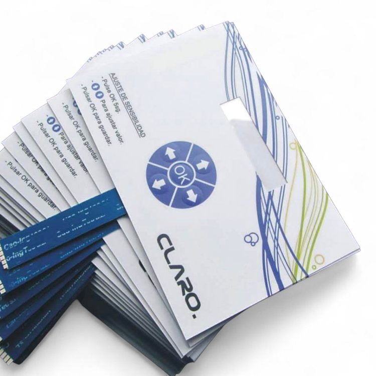 teclado de membrana Cao ingtec teclado de control en diferentes colores con iconos y números. teclado de membrana