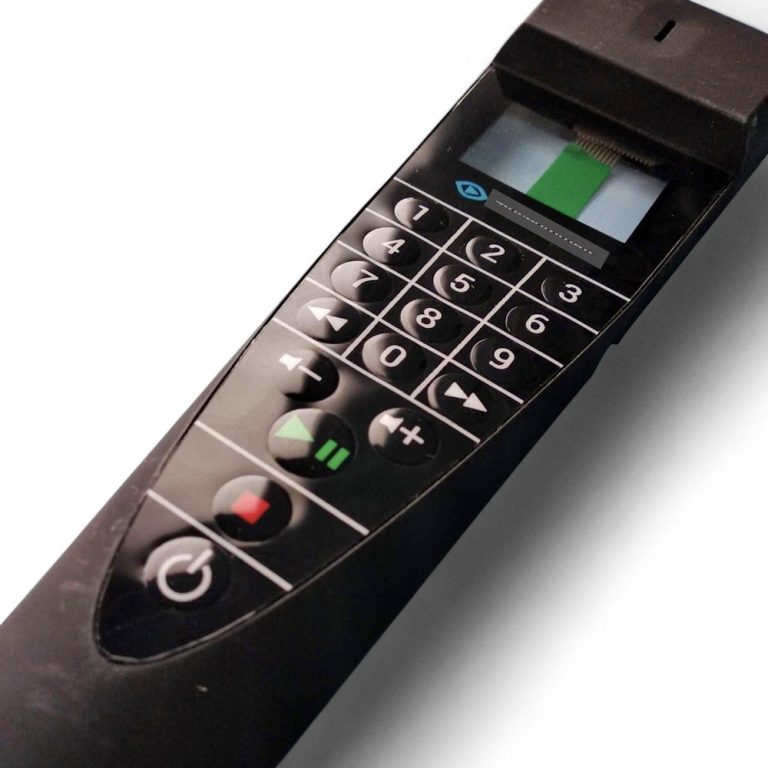 teclado de membrana de uso lúdico Teclado de membrana aplicado a audio guía para museos