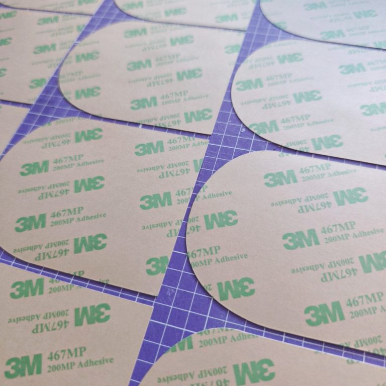 corte de adhesivo personalizado Dos teclados de membrana con 4 teclas cada uno y cable verde Cao Ingtec